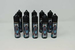 Thirty bottles of FlavaCo Cartel Russell Blackcurrent and Pineapple 50ml Shortfill Zero Nicotine E-