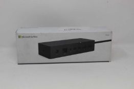 A boxed as new Microsoft Surface Docking Station (Model: PF3-00012) (Box sealed, some cosmetic