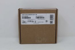 A boxed as new Axis Communications F1035-E Sensor Unit with 12M Cable (P/N: 0736-001) (Box opened).