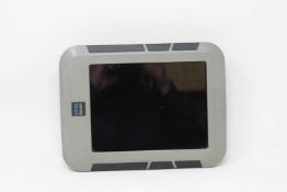 Four pre-owned DSG TAG Systems Touch Display Units (P/N: DSG-TTU-150) (Untested, sold for parts).