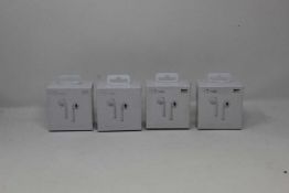 Four boxed as new pair of Candi London i12 TWS Wireless Bluetooth 5.0 Earbuds (Boxes sealed).
