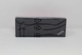 An as new Lenovo ThinkPad Hybrid USB-C with USB-A Dock (P/N: 40AF) (Box badly damaged. Power