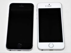 SOLD FOR PARTS ONLY: Two pre-owned iPhone SE (Global/Sprint/A1723) (Both iCloud locked, sold for