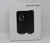A boxed as new Nokia 800 Tough (TA-1176 SS 4G LTE GB) in Black (Box sealed).