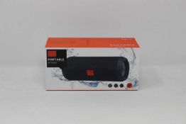 Five boxed as new TG117 Portable Bluetooth Speakers (some cosmetic damage to boxes).