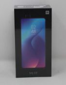 A boxed as new Xiaomi Mi 9T 6GB RAM 128GB Storage Android Smartphone in Glacier Blue (Box sealed,