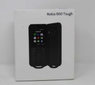 A boxed as new Nokia 800 Tough (TA-1176 SS 4G LTE GB) in Black (Box sealed).