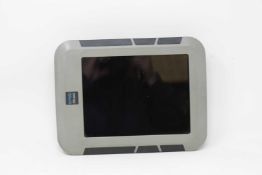 Four pre-owned DSG TAG Systems Touch Display Units (P/N: DSG-TTU-150) (Untested, sold for parts).