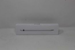 A boxed as new Apple Pencil (1st Generation) (A1603) (Box sealed, cosmetic damage to box).