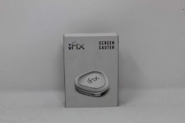 A boxed as new TV Fix Screen Caster (Box sealed, some cosmetic damage to box).