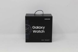 A boxed as new Samsung Galaxy Watch SM-R800 in Midnight Black UK Plug