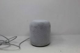 SOLD FOR PARTS: A pre-owned Apple HomePod Smart Speaker A1639 in White (Missing power cable. Some