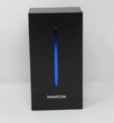 A boxed as new Samsung Note 10 Lite SM-N770F/DS 128GB in Aura Black (Requires UK Plug Adaptor)