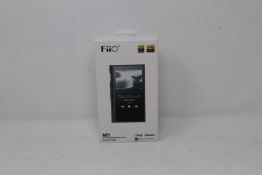 A pre-owned FiiO M9 Portable High-Resolution Lossless Wireless Music Player in Silver (box and