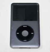 SOLD FOR PARTS ONLY: A pre-owned Apple iPod Classic A1238 160GB in Space Grey (FAULTY: iPod