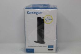 A boxed as new Kensington SD3500v USB 3.0 Universal Docking Station (Box sealed).