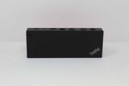 A Lenovo ThinkPad Hybrid USB-C with USB-A Dock (P/N: 40AF) (Appears as new. Power supply included).