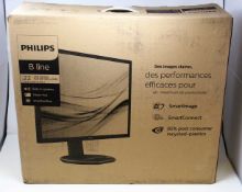 A boxed as new Philips B Line 221B8LJEB/00 21.5