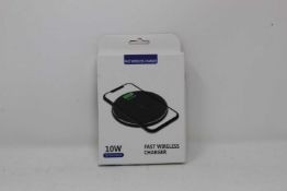 Five boxed as new Qi Standard 10W Wireless Chargers in Black.