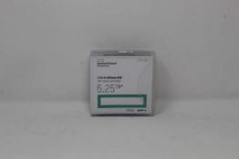 An as new HP C7976A 6.25TB LTO-6 Ultrium RW MP Data Cartridge.