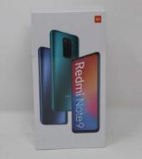 A boxed as new Redmi Note 9 Android Mobile Phone 4GB RAM 128GB Storage in Forest Green (Box sealed)