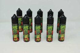 Twenty bottles of FlavaCo Cartel Shrubs Lychee Strawberry Lemonade 50ml Shortfill Zero Nicotine E-