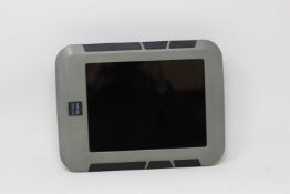 Four pre-owned DSG TAG Systems Touch Display Units (P/N: DSG-TTU-150) (Untested, sold for parts).