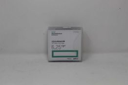 An as new HP C7976A 6.25TB LTO-6 Ultrium RW MP Data Cartridge.