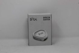 A boxed as new TV Fix Screen Caster (Box sealed, some cosmetic damage to box).