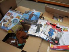 Assorted stock from a fancy dress and party store; Costumes and accessories by Smiffys, Fever and