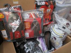 Assorted stock from a fancy dress and party store; Costumes and accessories by Smiffys, Fever and