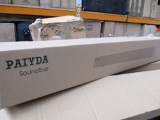 Three boxed as new Paiyda Soundbars (Model: FS22C-2.0).