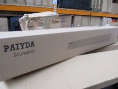 Three boxed as new Paiyda Soundbars (Model: FS22C-2.0).