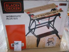 Two boxed Black and Decker Workmate 825 Plus.
