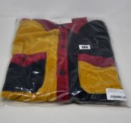 An as new Wales Bonner Notting Hill corduroy/velvet patchwork shirt (Size 50 - RRP £322).