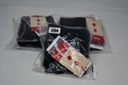 Three pairs of Thinx sleep shorts (All S).