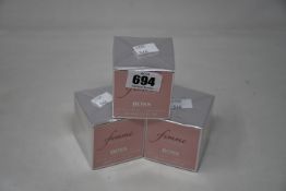 Five boxed as new Hugo Boss Femme eau de parfum (30ml).