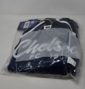 Three as new Official Chelsea Football Club script hoodies (All XL - RRP £45 each).