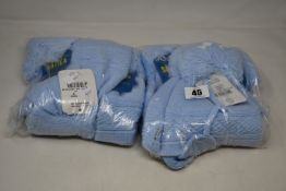 Six children's as new Satila Diamond hats in light blue (Size 50/52).