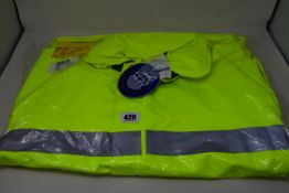 An as new FR Dritex S43Q Saturn fluorescent coat (XL -RRP $283).