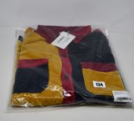 An as new Wales Bonner Notting Hill corduroy/velvet patchwork shirt (Size 48 - RRP £322).