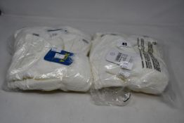 Six children's as new Satila Malva hats in off white (Size 53).