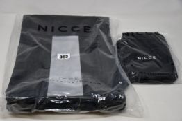 Three as new Nicce Voyager backpacks (RRP £35 each) together with three Nicce Remi bags (RRP £20