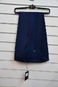 Two pairs of Ted Baker slim fit stretch suit trousers in blue (Size 38 Reg - RRP £66 each).