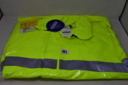 An as new FR Dritex S43Q Saturn fluorescent coat (XL -RRP $283).