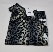 An as new House of Muamua Party Animal hand-beaded long kimono (One size - RRP €255).