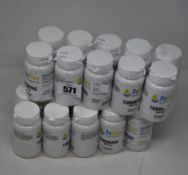 Twenty ReGen Healthcare Turmeric 400mg food supplements (30 capsules each, Exp: 02/2023).