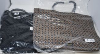 Two as new By Marlene Birger Carryall tote bags (Two different styles - RRP €80 each).