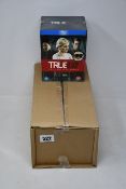 Three boxed as new Complete True Blood Series on Blu-ray.