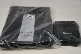 Three as new Nicce Voyager backpacks (RRP £35 each) together with three Nicce Remi bags (RRP £20